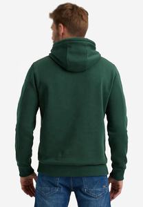 Pull à capuche en éponge française personnalisé pour hommes 100% coton, coupe carrée, épais, poids lourd, épaules tombantes, hiver polaire solide broderie - Product Image 2