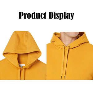 Sudadera con Capucha de Algodón para Hombre de Primera Calidad, Sudadera Holgada, Cálida, de Forro Polar, Estilo Urbano, Gruesa, con Logotipo Personalizado OEM - Product Image 5