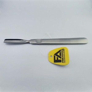 Empujador de cutículas de acero inoxidable de 1mm a 18mm (calibre) con mango plano para eliminar la piel muerta - Product Image 4