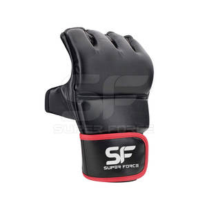Guantes de MMA de alta calidad para entrenamiento, sparring, kickboxing, Muay Thai y artes marciales Guantes de MMA de PU duraderos - Product Image 4