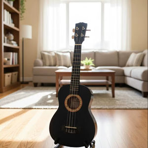 Solobeat UKulele Series Solid Mahogany 4-String Ukulele Integrated Pickup Options <b>Varnished</b>/Polished Finish Gloss <b>Matt</b> 26'' - Product Image 1