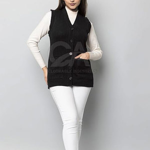 2025 New Autumn Winter Knitwear <b>Women</b> Sleeveless Knitted <b>Sweater</b> <b>Vest</b> <b>Women</b> Sleeveless <b>Vest</b> Wholesale - Product Image 5