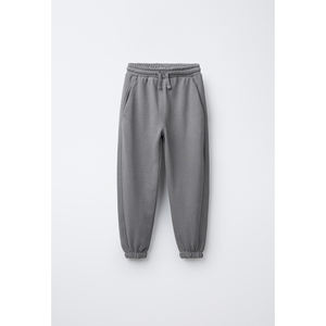 Conjunto de Sudadera y Pantalones de Chándal de Algodón Oversize Liso al por Mayor, Estilo Nuevo, de Dos Piezas, con Sudadera con Capucha y Cuello Redondo - Product Image 4