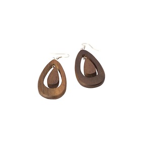 Pendientes de Madera y Resina, Nuevo Modelo, Compromiso, Lujo Moderno, 100% Hechos a Mano, Pendientes de Madera y Resina Epoxi, Fabricante Artesanal - Product Image 4
