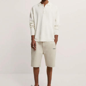 2025 <b>Men</b> Summer Casual Solid Eco-Friendly Anti-Wrinkle Breathable Cotton Chino <b>Shorts</b> Workout Fitness <b>Knee</b> <b>Length</b> - Product Image 1