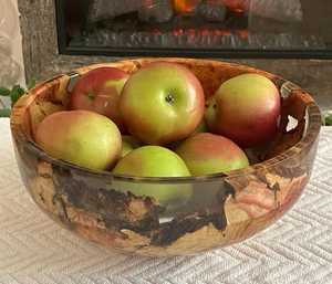 Bol en bois avec résine Combo incroyable un beau morceau d'art à un prix très raisonnable - Product Image 1