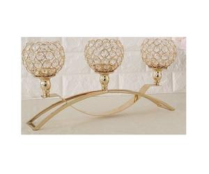 Bougeoir en métal au design unique, idéal pour créer une pièce maîtresse ou ajouter de la chaleur à l'intérieur de la maison - Product Image 4