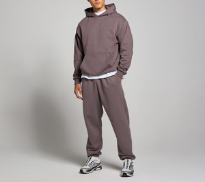 Conjuntos Deportivos Personalizados al por Mayor para Hombre, con Logotipo Personalizado, de Alta Calidad, con Sudadera con Capucha de Color, para Entrenamiento y Gimnasio - Product Image 1