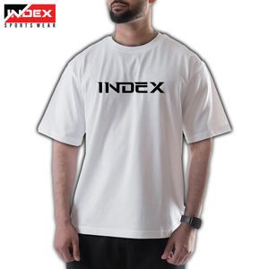 Mode surdimensionné épais lourd hommes t-shirt surdimensionné Vintage poids lourd t-shirts pour hommes en gros décontracté Streetwear personnalisé - Product Image 2