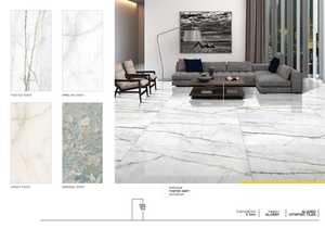 Carreau de porcelaine de conception de luxe de Matt de 600x1200 MM de plancher de finition pour le salon - Product Image 2