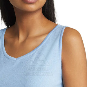 Transpirable logotipo personalizado Precio al por mayor Mujeres Tank Tops Elegante calidad superior Venta caliente Mujeres Tank Top - Product Image 5