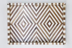 Bandejas para servir con incrustaciones de hueso hechas a mano al por mayor, bandeja para servir personalizada rectangular de gran calidad para la cocina, bandeja decorativa de Ramadán - Product Image 6