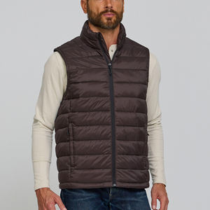 Gilet matelassé pour homme, vente chaude, haute qualité, vêtements d'extérieur décontractés, nouveau design, tailles adultes, polyester respirant, gilet d'hiver personnalisé - Product Image 1