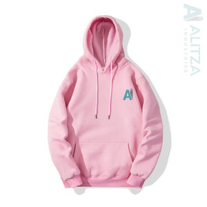 100% algodón alto GSM pesado suave y cálido Sudadera con capucha para uso diario y capas Diseño personalizado transpirable con técnicas de diamantes de imitación - Product Image 4