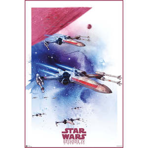 Modern Style Star Wars Episode IV-VI Spaceships <b>Poster</b> Set Wall Decor Made of Paper - Product Image 3