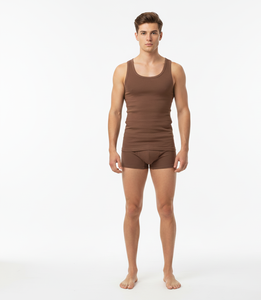 Calzoncillos de Algodón para Hombre NatureEase Marrón, Tejido Suave, Elástico y Transpirable que Ofrece una Sensación Natural y Comodidad Diaria - Product Image 4