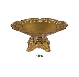 Plateaux décoratifs modernes en aluminium pour la maison avec fonction de vase de table Forme personnalisée et motif vertical - Product Image 3