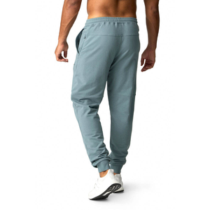 Pantalons de survêtement en molleton de coton chaud pour hommes Collection d'hiver USA Pantalons de survêtement en molleton de coton pour hommes Tissu brossé doux Europe - Product Image 3