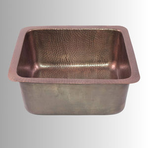 Handmade Hammered Copper Kitchen Sink Single Bowl Solid Copper Sink for Luxury Kitchens OEM Handmade Solid Copper Kitchen Sink. - Product Image 6