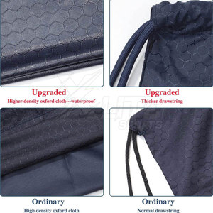Stylish Simple Design Waterproof Drawstring Gym Bag with Durable Cord <b>Large</b> Capacity <b>Extra</b> Safety for Daily Gym and Travel Use - Product Image 5