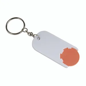 Portachiavi Personalizzato a Forma di Carrello della Spesa, Gadget Promozionale per Moschettoni - Product Image 4