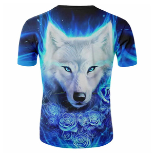 2024 Camiseta con estampado de sublimación para hombre, camiseta de talla impresa con logotipo a la moda, camiseta de manga corta de verano para hombre, servicio OEM de tarifa al por mayor - Product Image 3