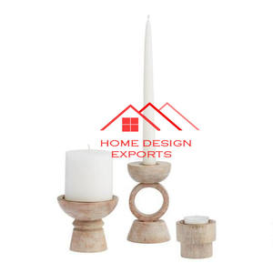 Maison Hôtel et Salon Décor Bougeoir Morden Luxury Design Nordic Bougeoir en bois - Product Image 6