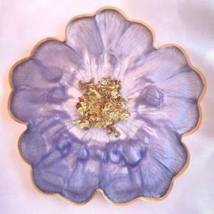 Posavasos de Resina Epoxi de Alta Calidad con Diseño de Flores Esculpidas para Decoración del Hogar, de la India - Product Image 2