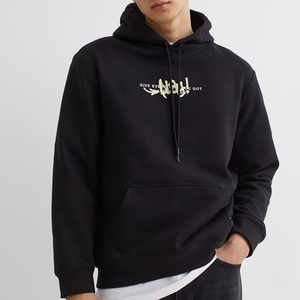 Sweats à capuche en coton pour hommes, vente en gros, Design personnalisé, avec panneau en Polyester sublimé, OEM, vêtements de rue décontractés - Product Image 4