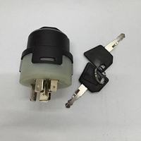 Interrupteur d'allumage 701/80184 701-80184 70180184 pour pelle hydraulique JCB140 JS130 JCB220 et chargeuse-pelleteuse avec 2 clés