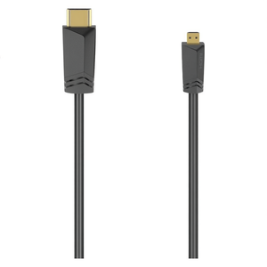 HDMI <b>Plug</b> To Micro HDMI <b>Plug</b> 1.5m Black Cable For Audio Video Connection - Product Image 2