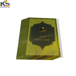 Étiquettes de produits Bouteille de parfum Autocollant en PVC gaufré Autocollant d'étiquette d'emballage Autocollants imperméables promotionnels - Product Image 2