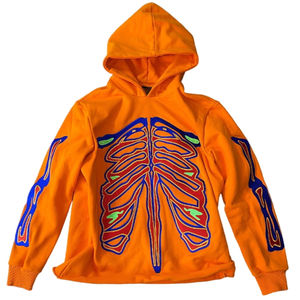 2024 automne hiver femmes coton biologique pull col rond sweat Logo personnalisé éponge française dans la technique de lavage à l'acide couleur grise - Product Image 1