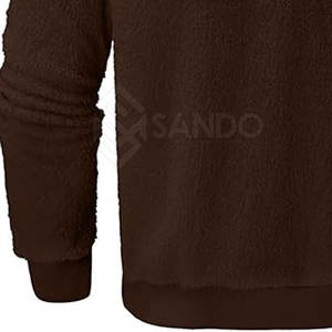 Sweat-shirt Sherpa grande taille pour hommes, couleur personnalisée, vêtements d'hiver à la mode avec nouveau design - Product Image 4