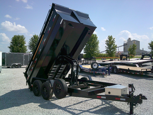 Heavy-Duty 14,000 Lbs (7 Tons) Farm Tractor <b>Trailer</b> Cheap Dump <b>Trailer</b> Reinforced Frame High-Performance Axles Core Gear - Product Image 4