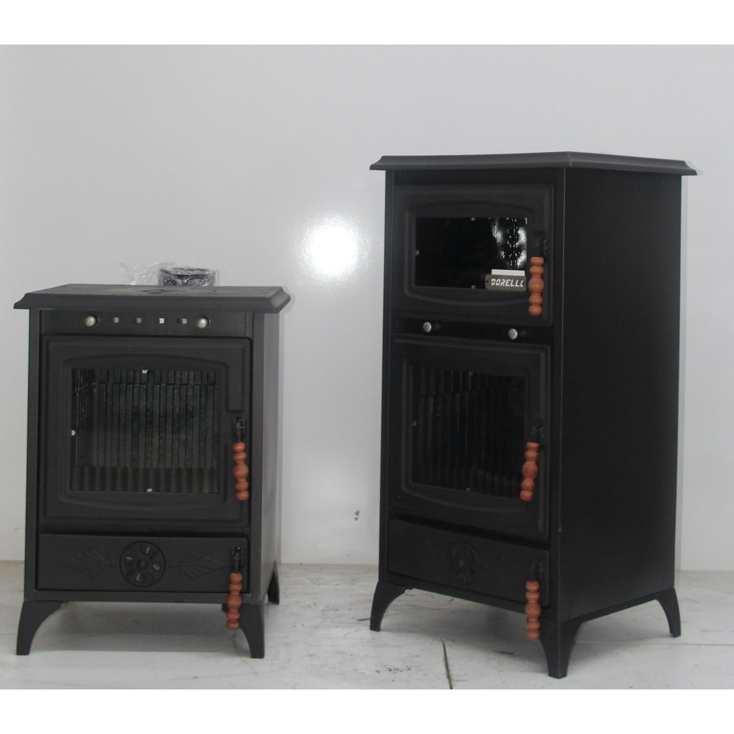 Franklin Stove Cast Iron Wood-Burning Fireplace 60-70m²