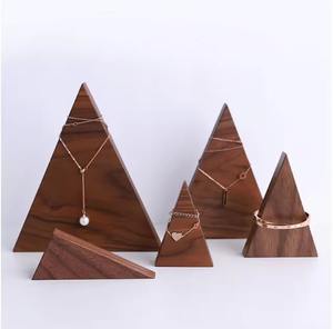 Support de bijoux en bois pour boucles d'oreilles colliers anneaux organisateur rustique affichage pour vanité table et dressing décor - Product Image 6