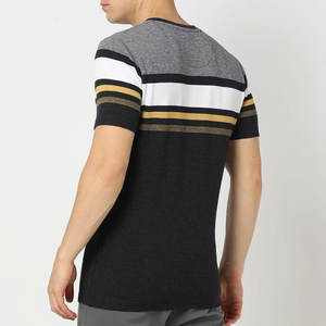 Derniers modèles de vêtements de rue à la mode T-shirt à manches courtes T-shirt Offre Spéciale hommes avec logo imprimé et doublure - Product Image 2