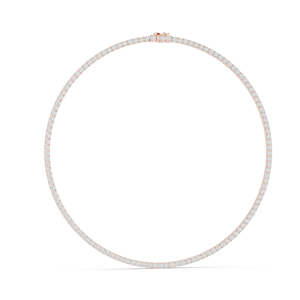 สร้อยคอเพชร CVD 37.2 กะรัต คุณภาพ VVS-VS สี EF ทรงบริลเลียนท์คัท ทอง 18KT, 14KT, โรสโกลด์, ยีลโกลด์, ไวท์โกลด์ หรูหรา - Product Image 1