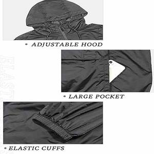 Chaqueta impermeable para lluvia de ropa informal de primera calidad para hombre con características ajustables disponibles a precio mayorista - Product Image 4