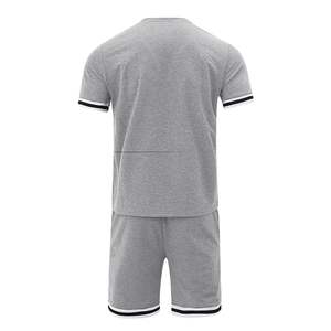 Unique design Custom Men's Plus Size Short and t shirt <b>Set</b> Breathable Summer Street Wear Wholesale Two Piece Short <b>Set</b> Plus Size - Product Image 6
