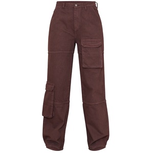 Baggy couleur foncée personnalisé 6 poches lâche coton été entraînement Gym Cargo pantalon de haute qualité respirant en gros bas prix - Product Image 2