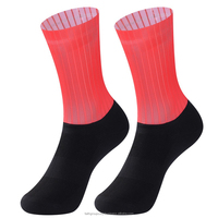 Chaussettes de vélo de route en plein air, chaussettes de Sport de Compression de vélo de course équipe de vélo Aero chaussettes de cyclisme antidérapantes sans couture