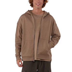Manufacturer Custom Printed Logo <b>Fleece</b> <b>Zip</b>-<b>Up</b> <b>Hoodie</b> Men High Quality Heavyweight Long Sleeve Unisex Cotton Winter Breathable - Product Image 5