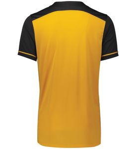 2025 nuevo estilo de béisbol de partido desgaste en blanco sólido mangas de contraste logotipos personalizados dos botones Softball camisetas de béisbol para hombres - Product Image 2