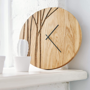 Acacia Gỗ Đồng Hồ Treo Tường <span class=keywords><strong>Apple</strong></span> Hình Dạng Phòng Khách Trang Trí Gỗ Hình Chữ Nhật Đồng Hồ Treo Tường Sản Xuất Giá Rẻ Giá - Product Image 6