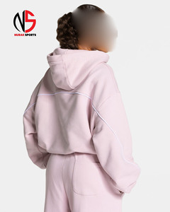 Ensemble de survêtement unisexe personnalisé pour homme, style vintage, 2-en-1, respirant, avec logo frontal, technique délavée, 100% coton - Product Image 4