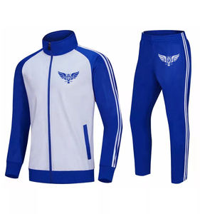 Chándal de entrenamiento de fútbol de último diseño retro, 100% poliéster, logotipo frontal, conjuntos de equipo de fútbol de alta calidad de secado rápido para hombres - Product Image 6