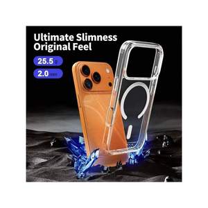 New Arrival Hadaasi Transparent Magnetic Hard Case for with Clear Acrylic Shockproof Design Magnetic <b>Ring</b> <b>Holder</b> PMMA Material - Product Image 4