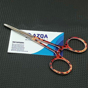 คีมหนีบตกปลาทำจากสเตนเลสเคลือบกระดาษเทราท์สีน้ำตาลพร้อมตัวล็อคสำหรับถอดตะขอและจับสาย - Product Image 4